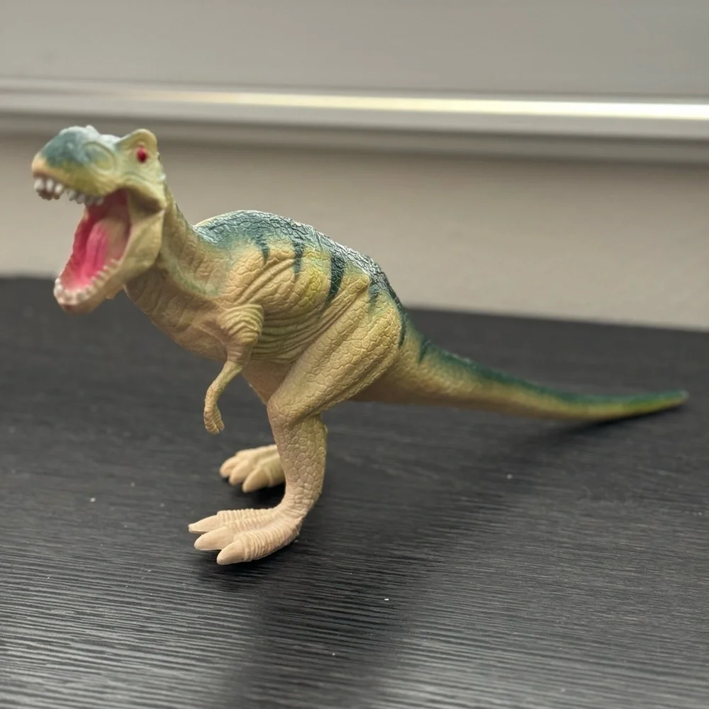 5 LARGE Ankyo Dinosaurs Lion Elephant Hard Plastic Jurassic Toys